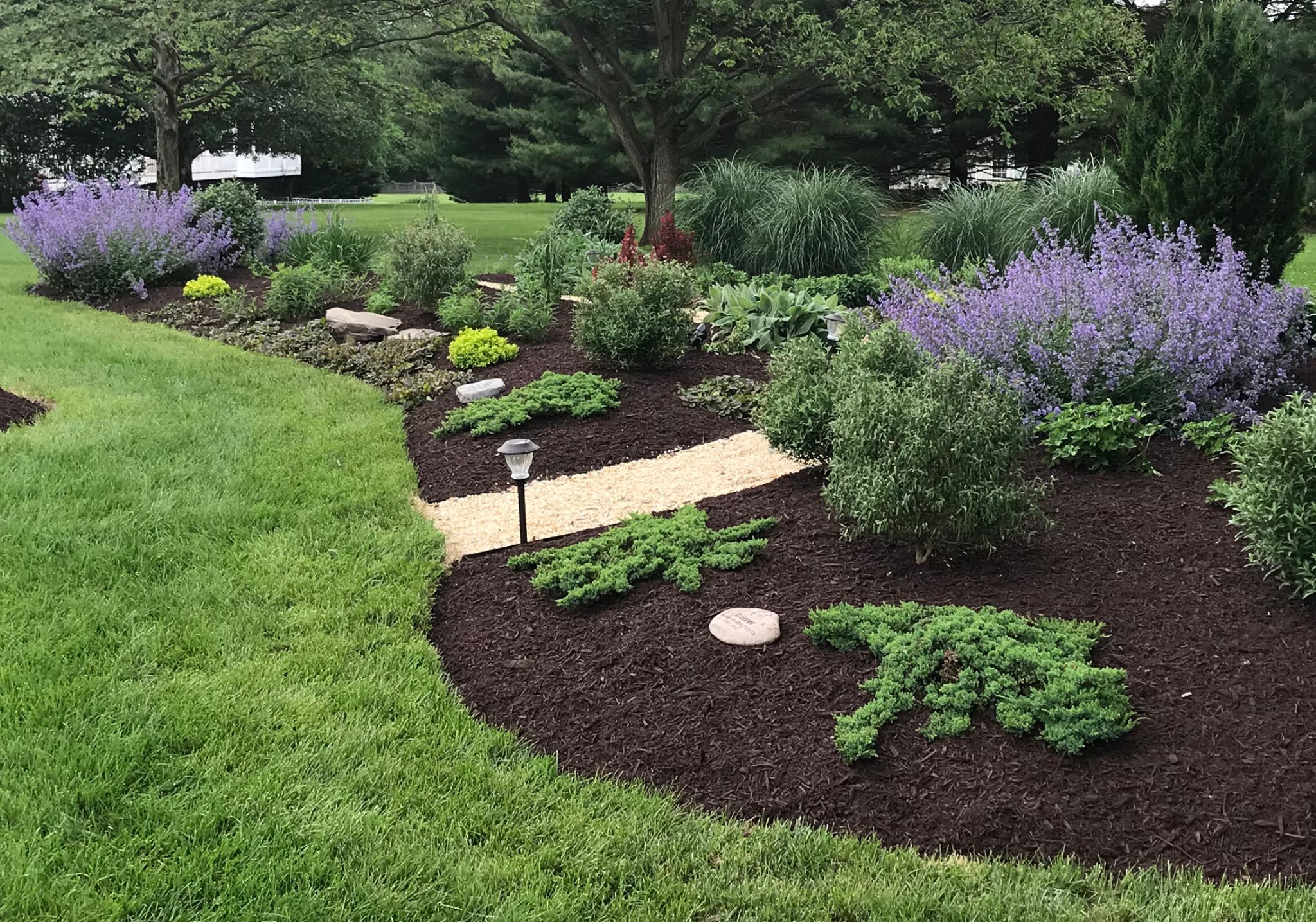 Tranquil garden example project by Greenstone Landscape Inc. in Maryland region